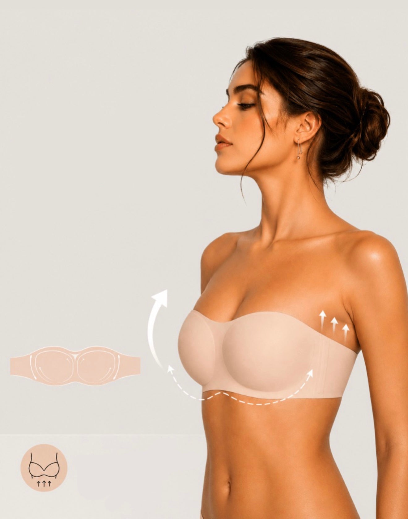 Sujetador sin tirantes LOBA