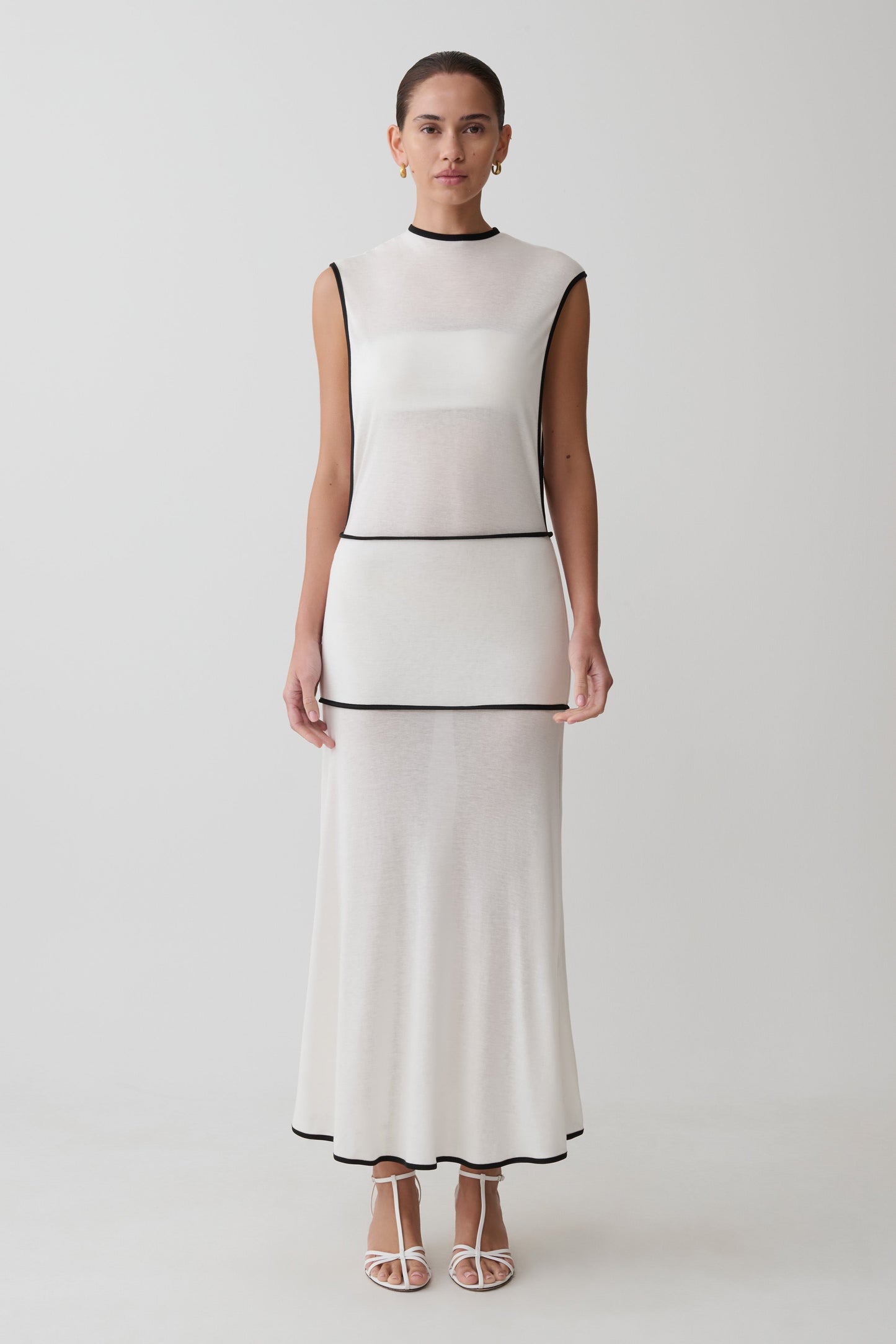 Vestido BlancoNegro