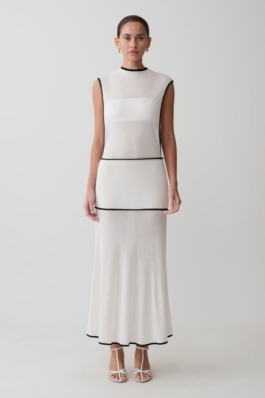 Vestido BlancoNegro