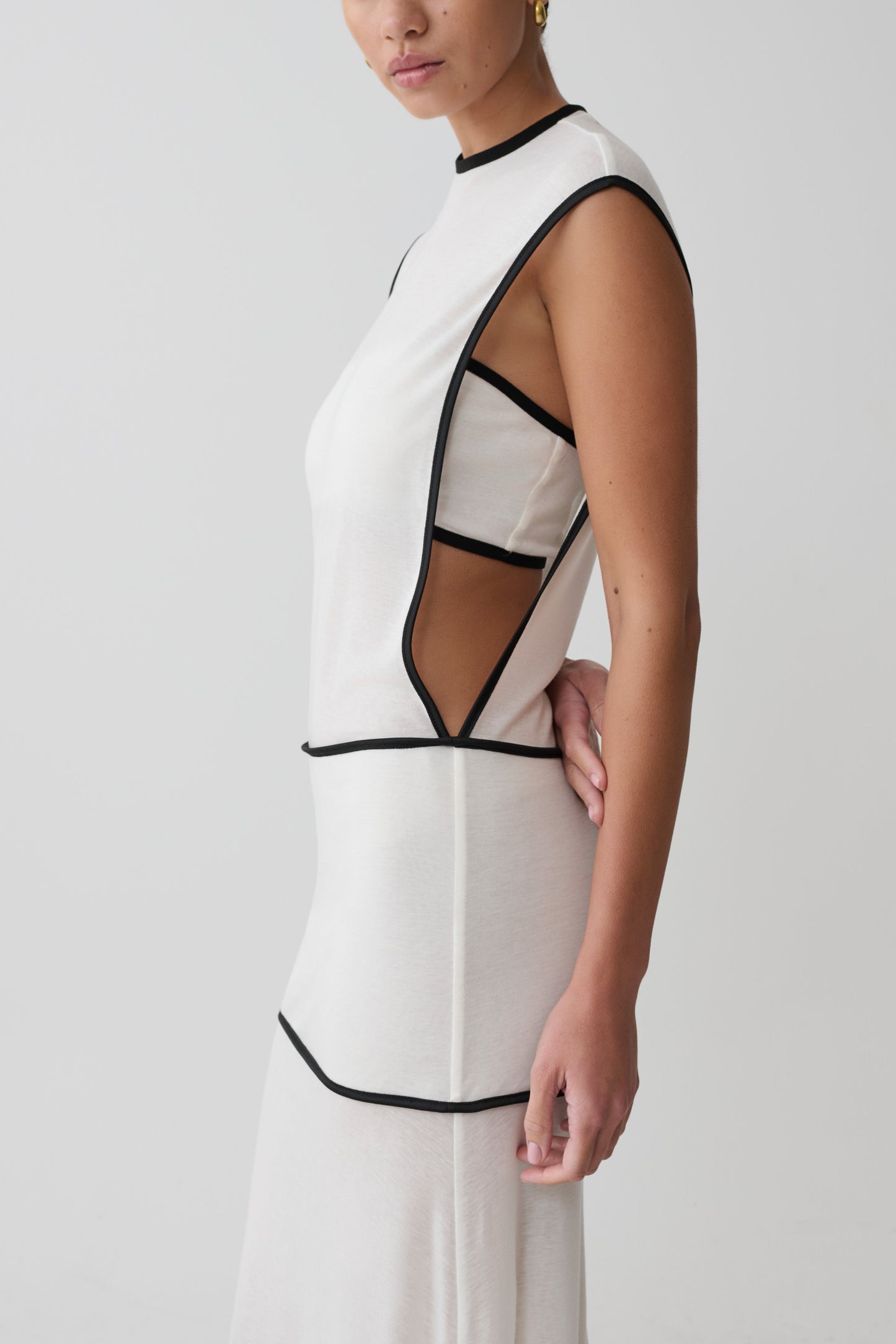 Vestido BlancoNegro