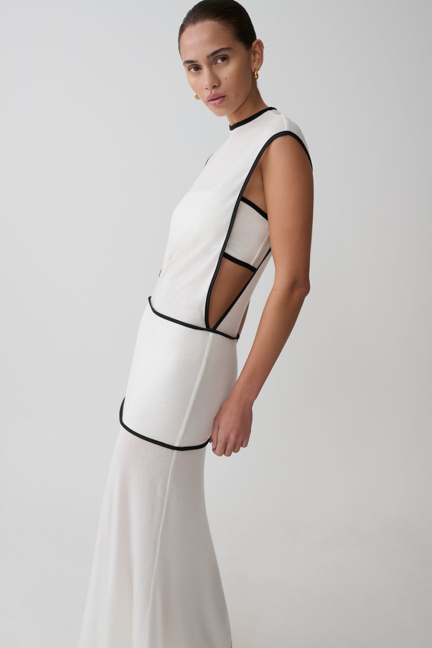 Vestido BlancoNegro