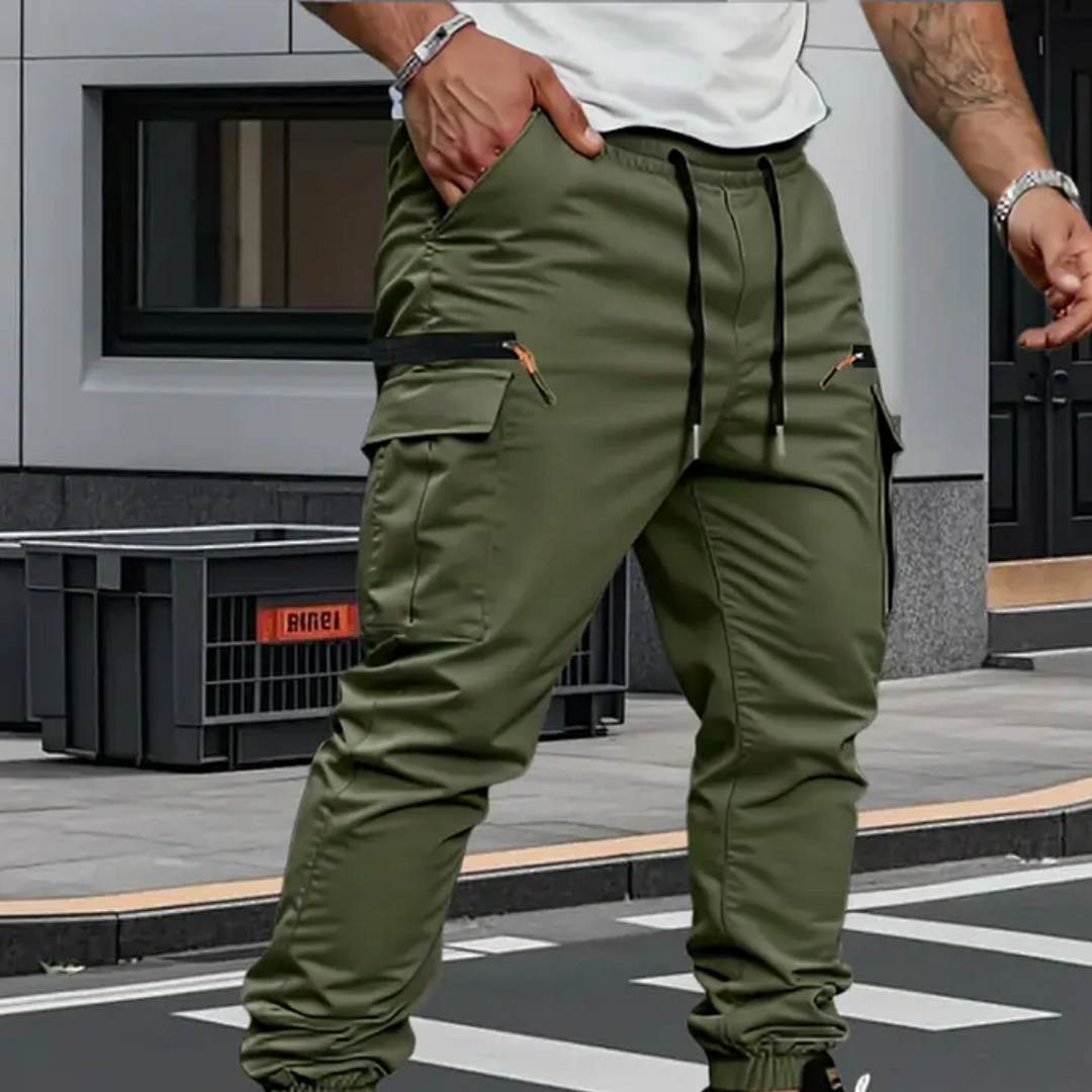 ROLAND / Pantalones elásticos cargo