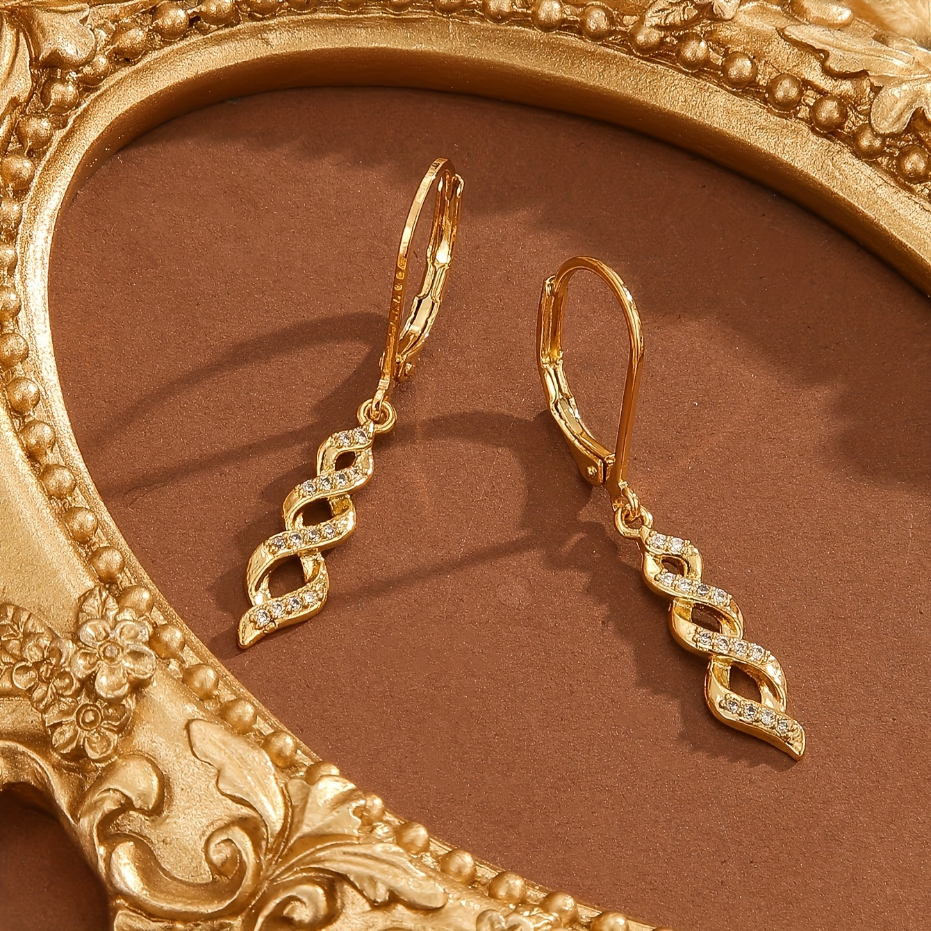 Pendientes Shimmer Twist Ava | Oro
