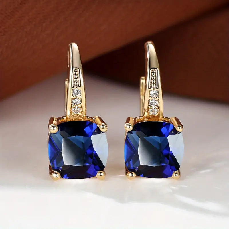 Pendientes de aro «Mystic Stone» | Oro