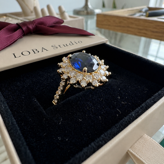 Anillo Vionne Saphirae | Oro