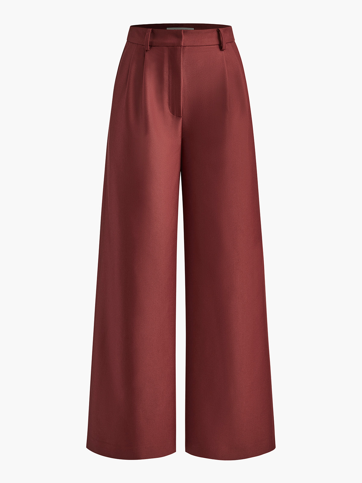Pantalones anchos lisos