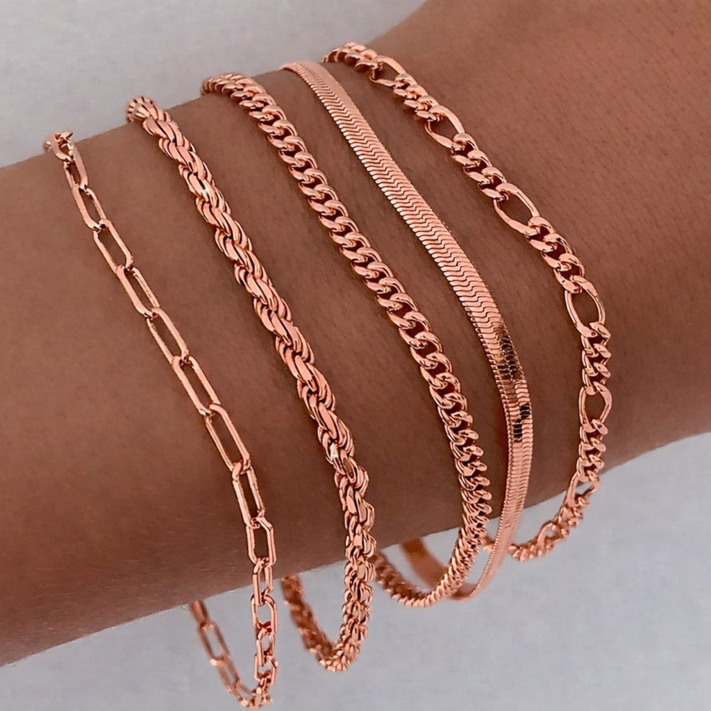 Conjunto de pulseras Ellis Renner | Dorado