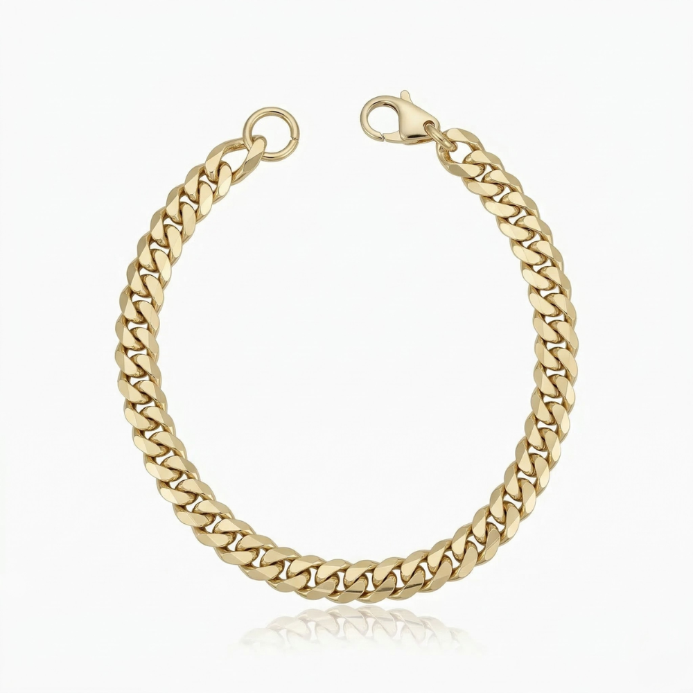 Pulsera cubana «Estate» | Oro