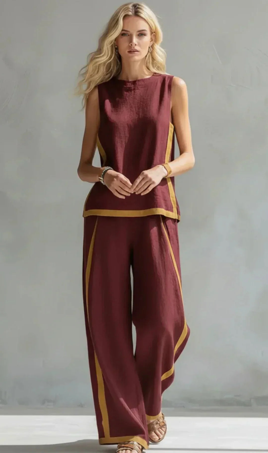 Leila | Elegante conjunto de dos piezas