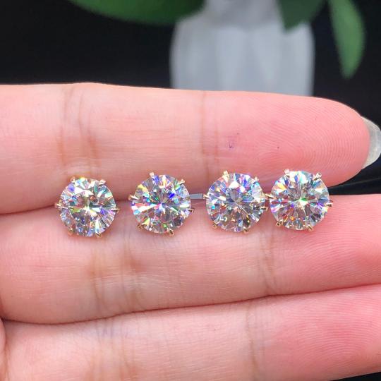 Pendientes Tera | Oro blanco