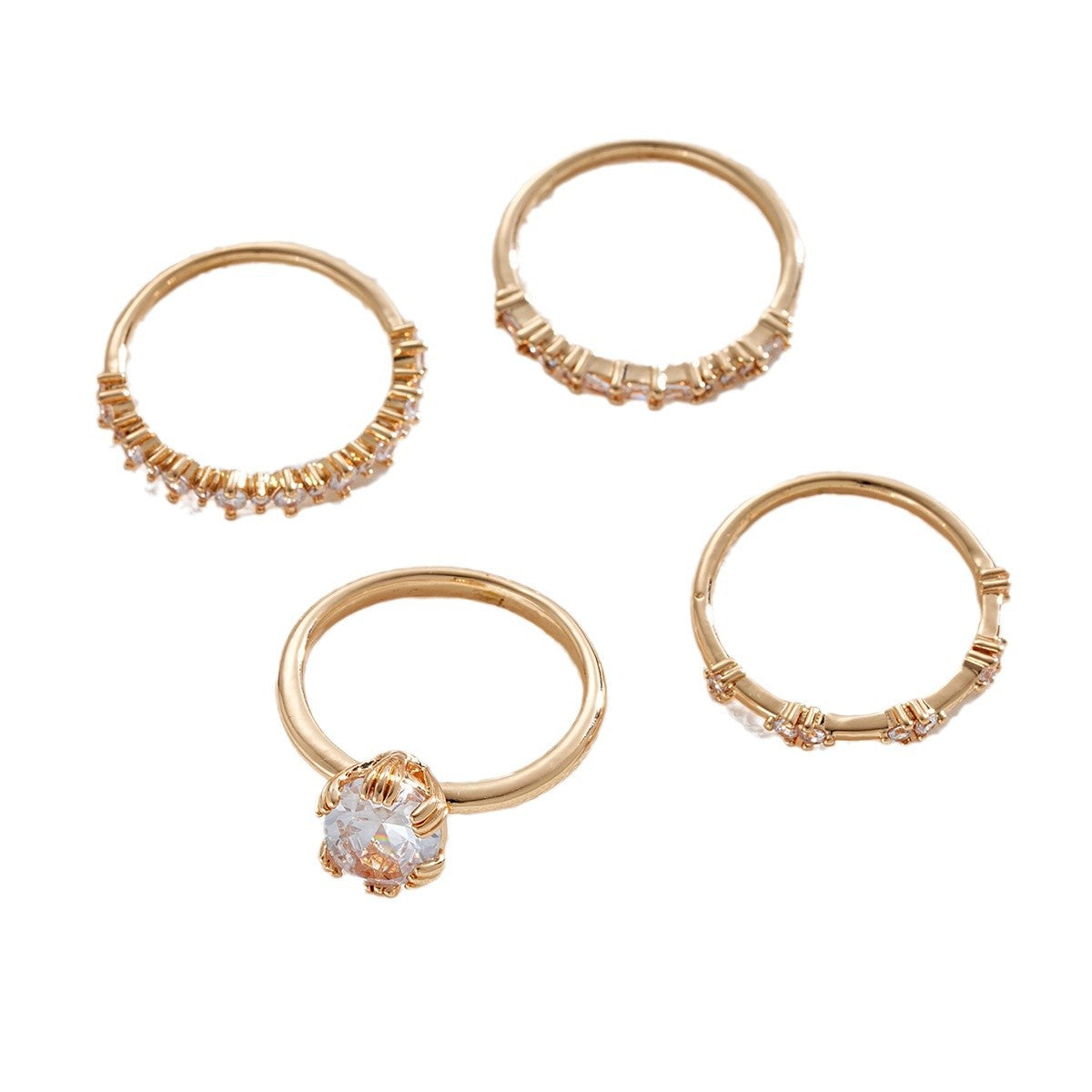 Conjunto de anillos Solène Viremont | Oro
