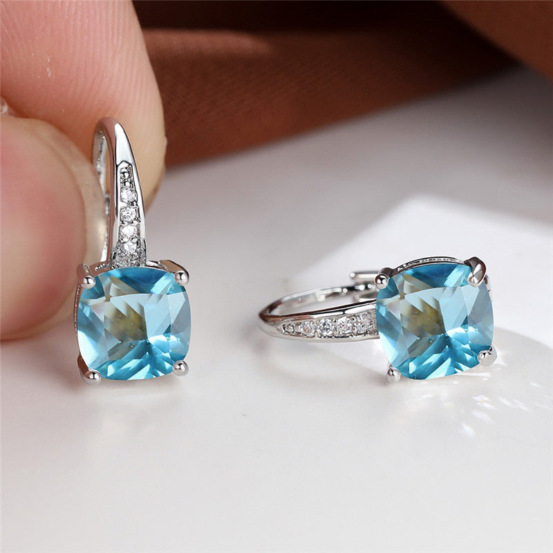 Pendientes de aro «Mystic Stone» | Oro