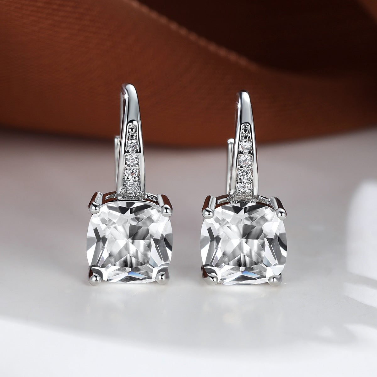 Pendientes de aro «Mystic Stone» | Oro