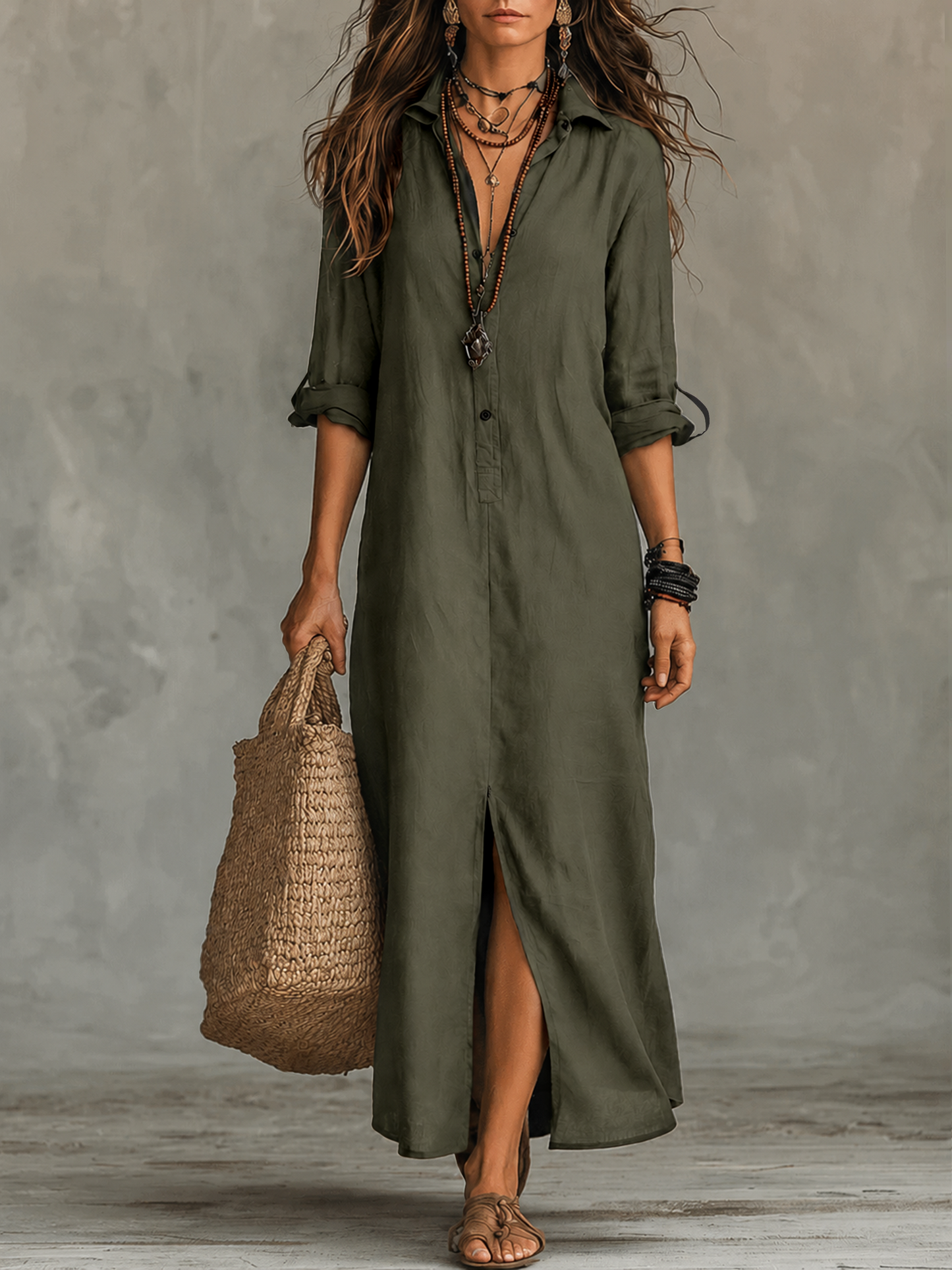 Vestido largo BOHEMIO